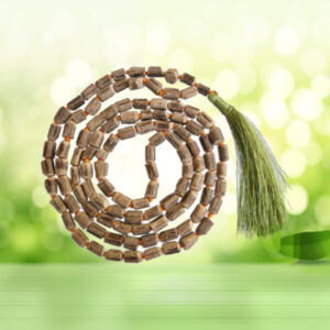 ISKCON Tulsi Kanthi Mala Online – Traditional Material Tulsi Total Beads 108+1 Bead Shape Cylindrical, Traditional